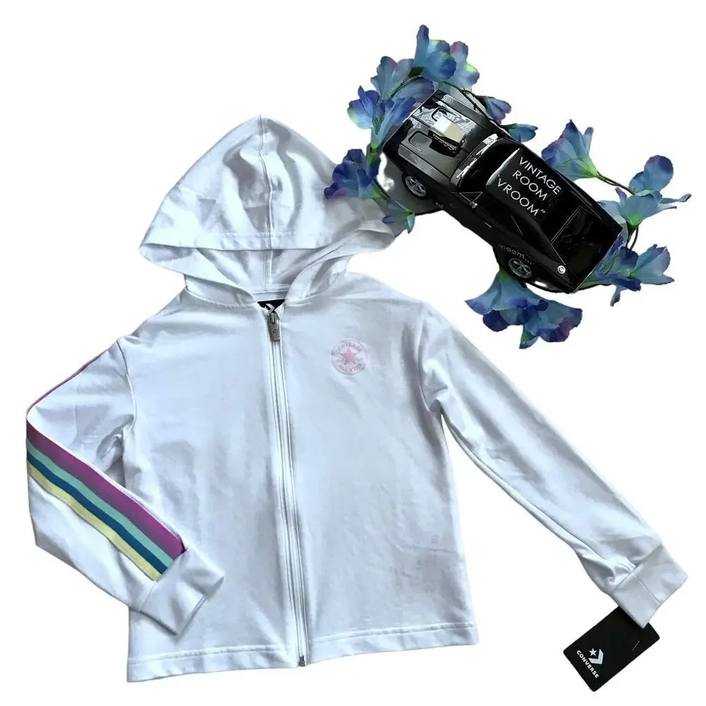 Converse NWT Full Zip Hoodie Top Girls Various